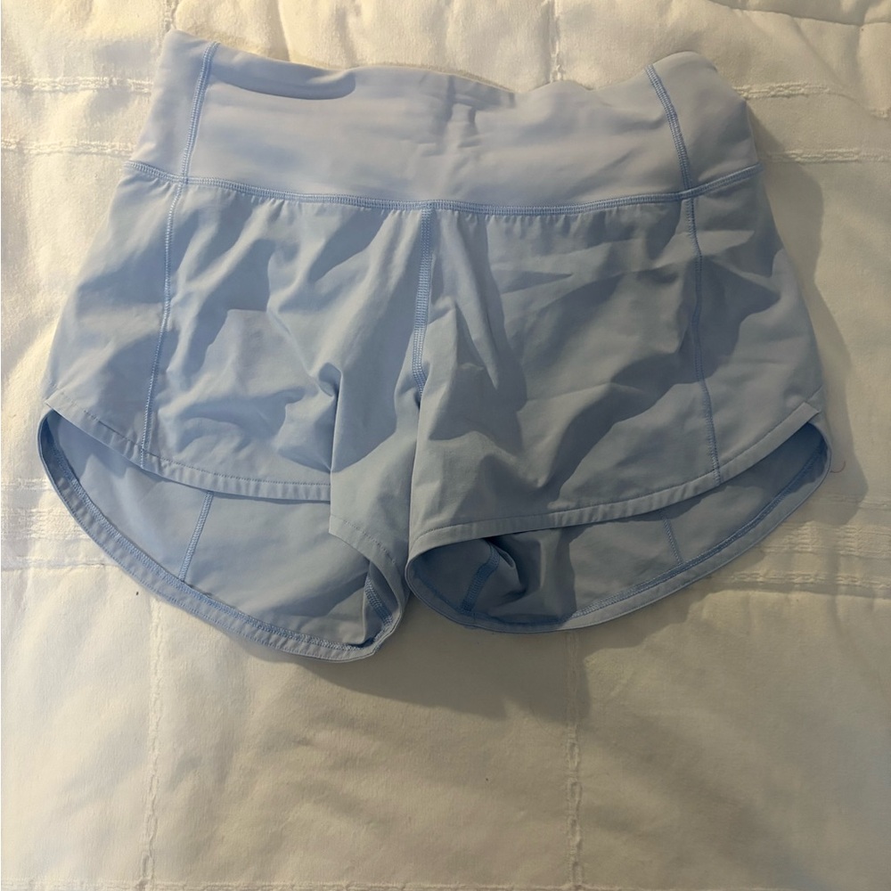 Lululemon Athletica Light Blue Women's Shorts